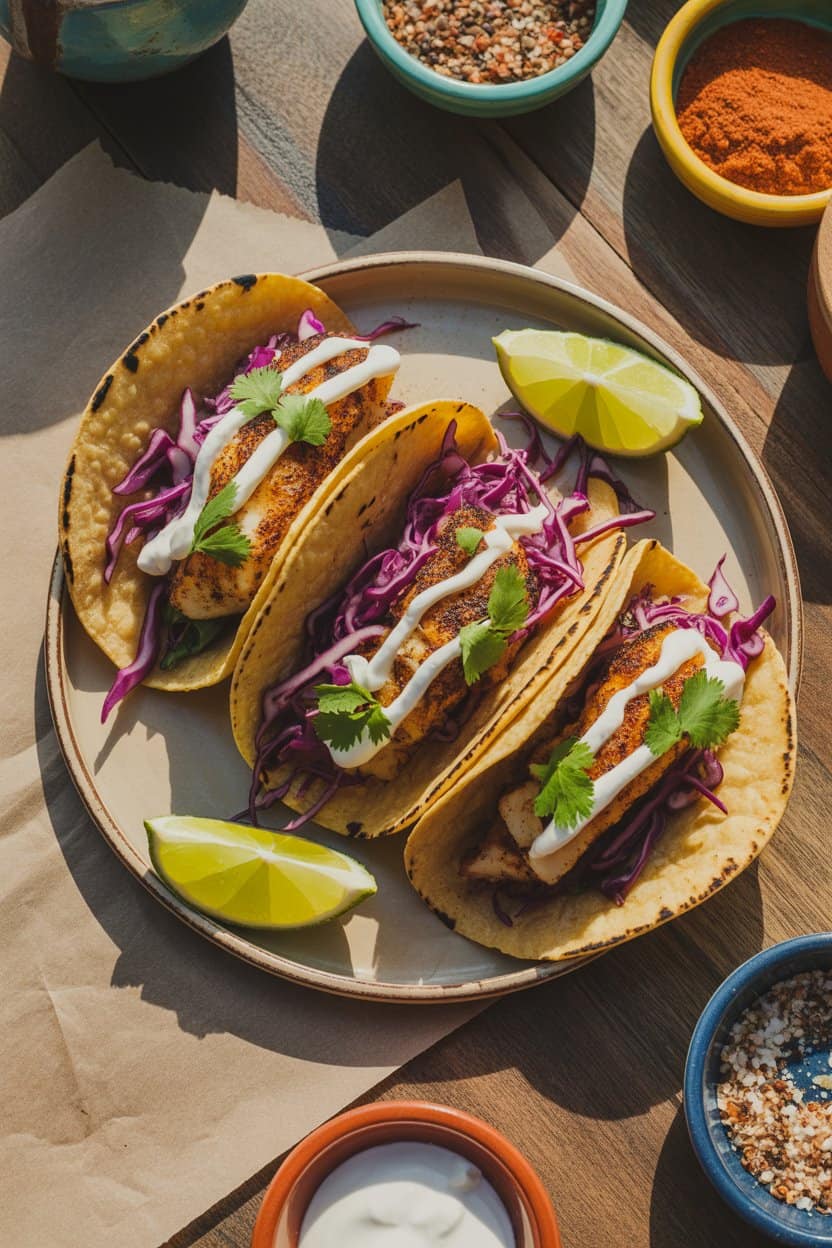 Blackened Fish Tacos