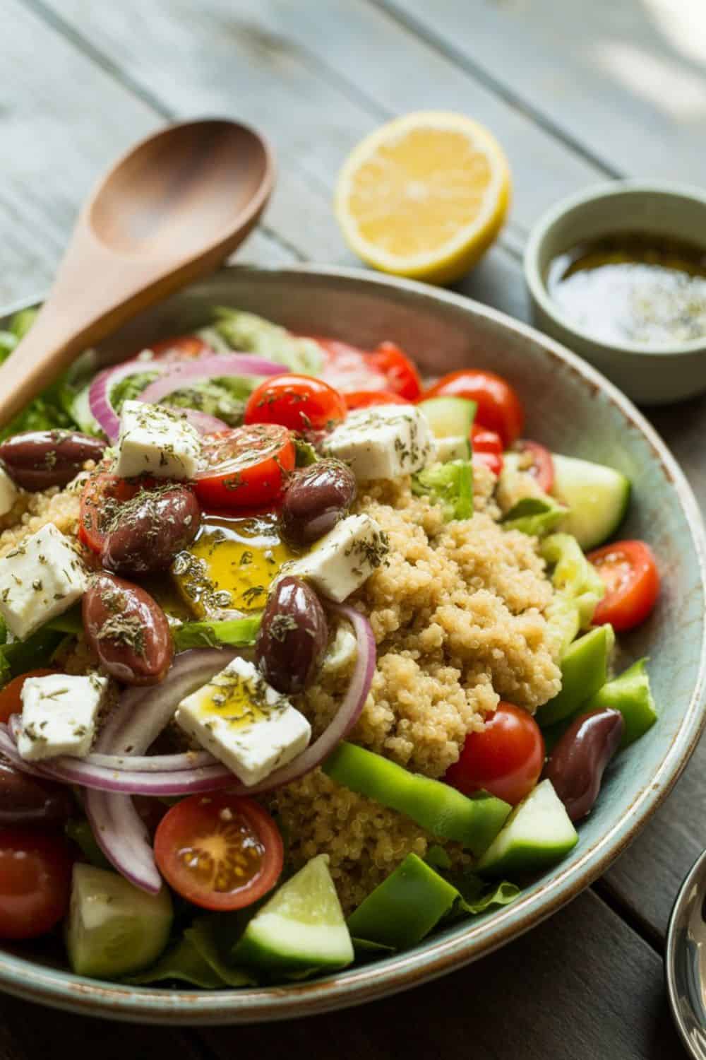 Greek Salad with Quinoa