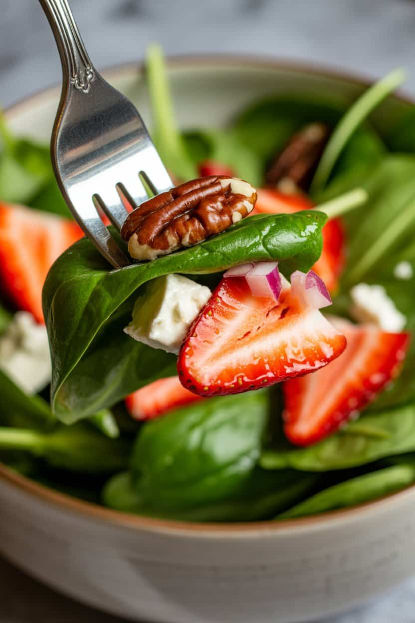 Strawberry Spinach Salad