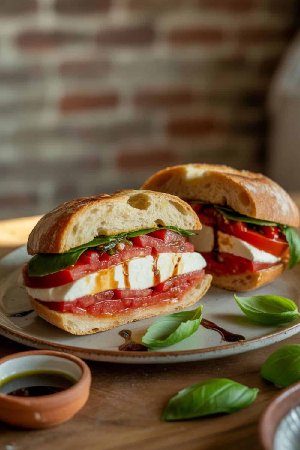 Tomato Mozzarella Sandwich