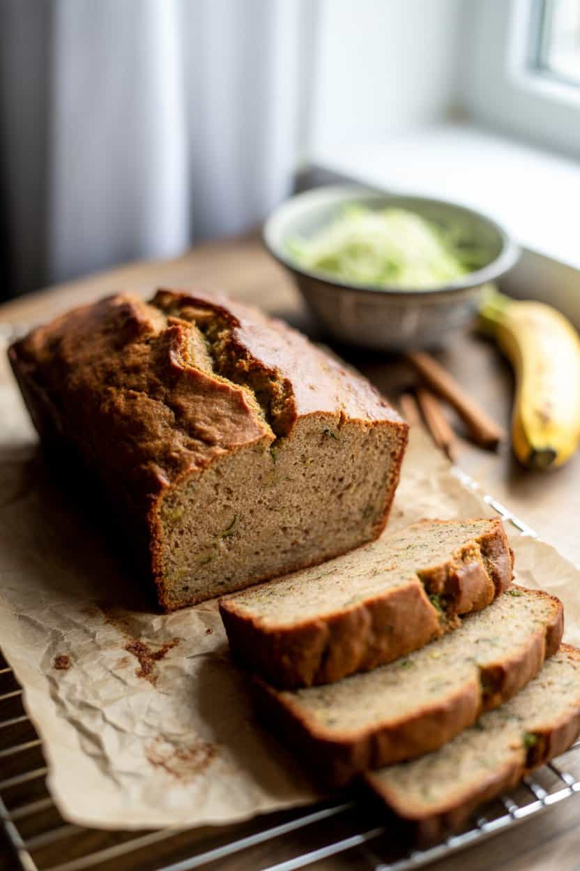 Zucchini Banana Bread