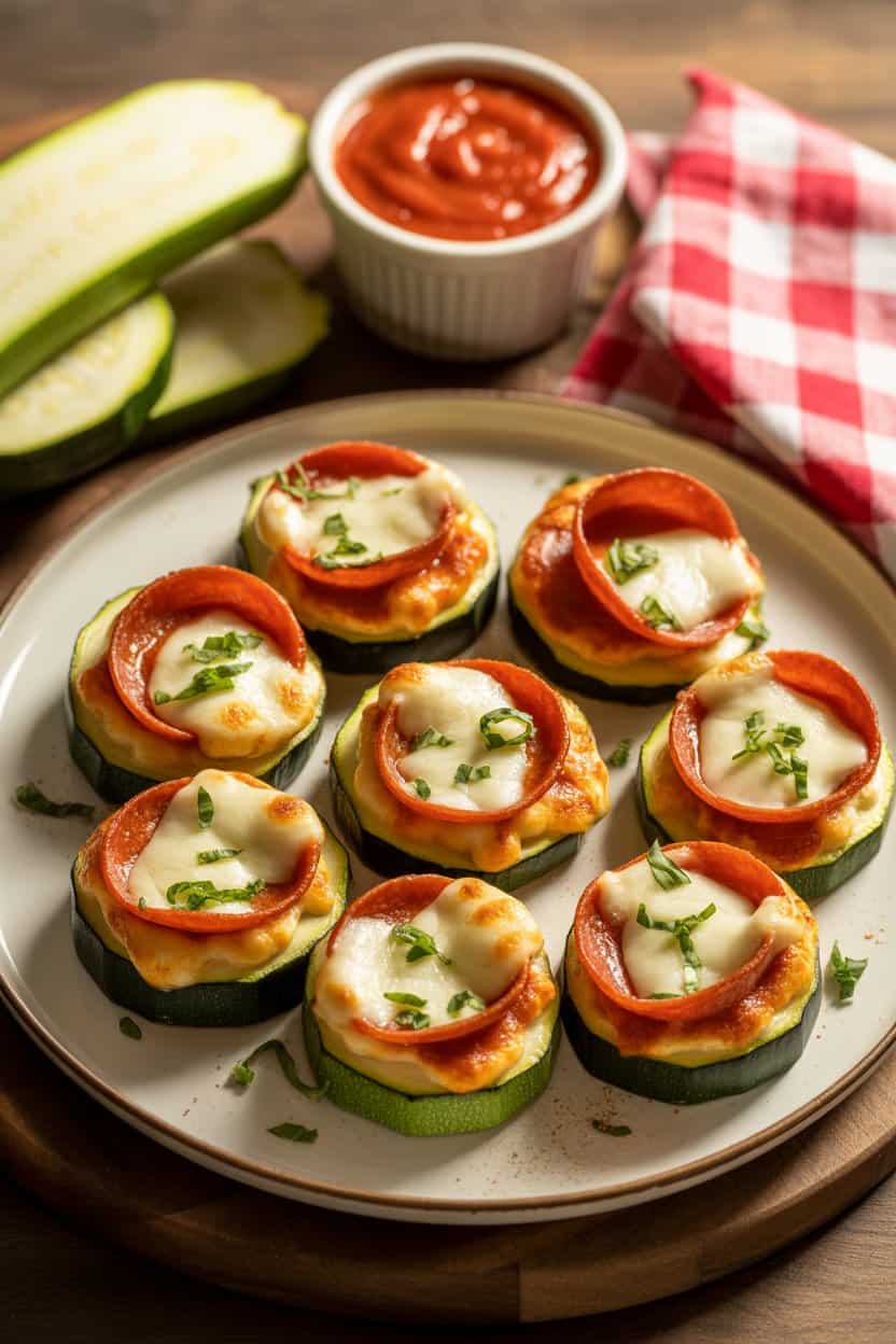 Zucchini Pizza Bites