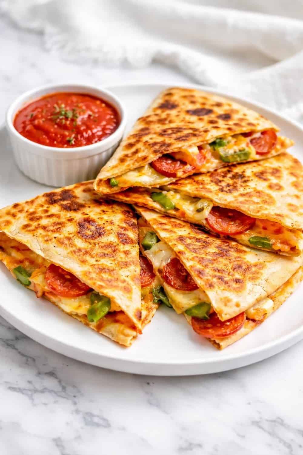 Cheesy Pizza Quesadilla