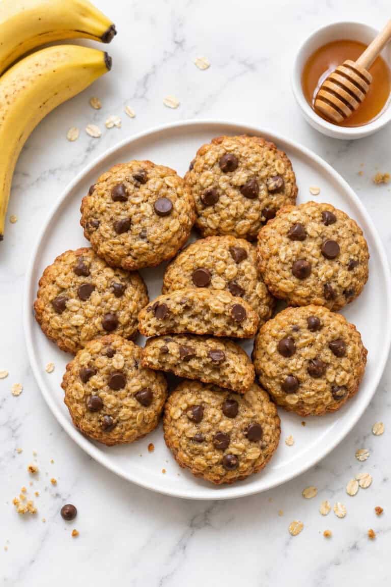 Banana Oat Breakfast Cookies