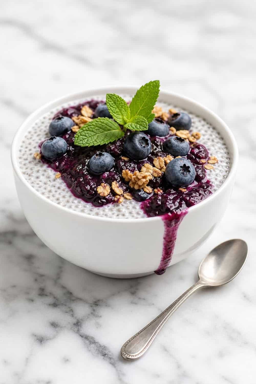 Blueberry Chia Seed Pudding