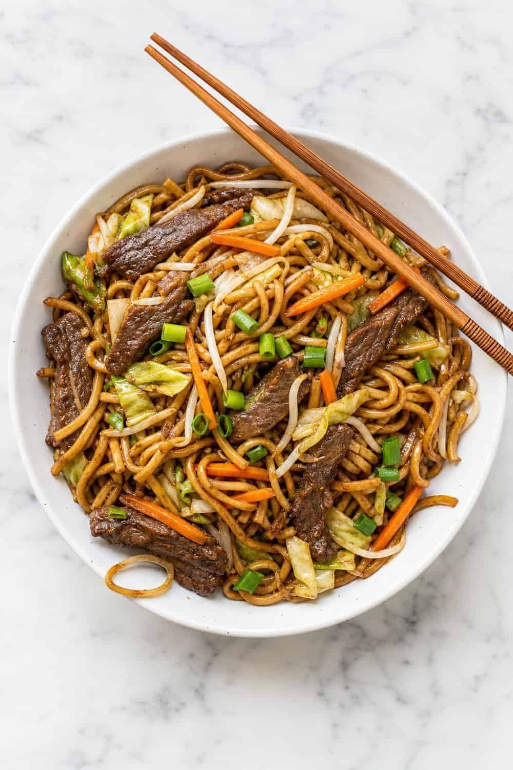 Easy Beef Chow Mein