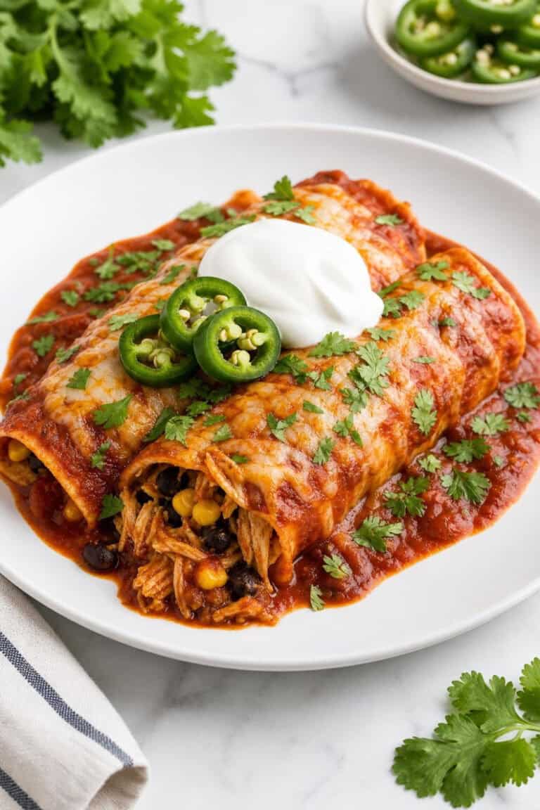 Rotisserie Chicken Enchiladas